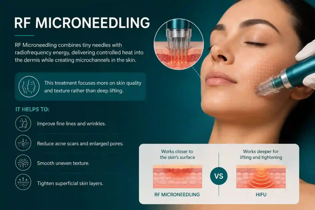 What Does RF Microneedling Do That HIFU Alone Cannot Moss Side